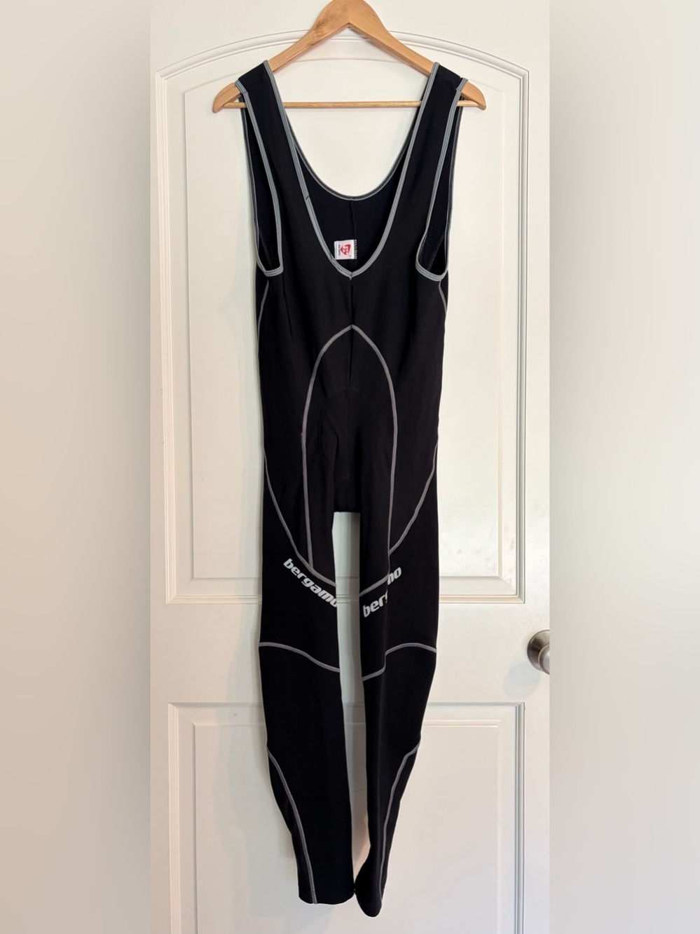 Marcelo Bérgamo Black Cycling Long Bib Training Tights Thermal XL